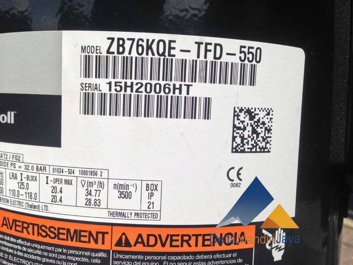 Compressor Copeland ZB76KQE-TFD-550