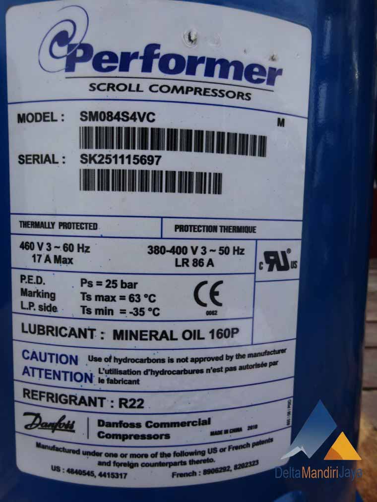 Kompresor Danfoss SM084S4VC