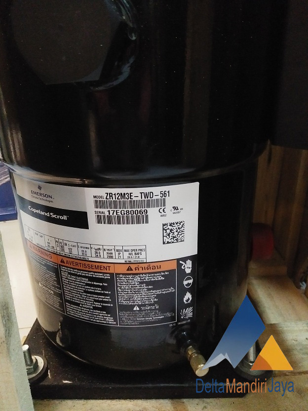 Kompresor Copeland Scroll ZR12M3E-TWD-561