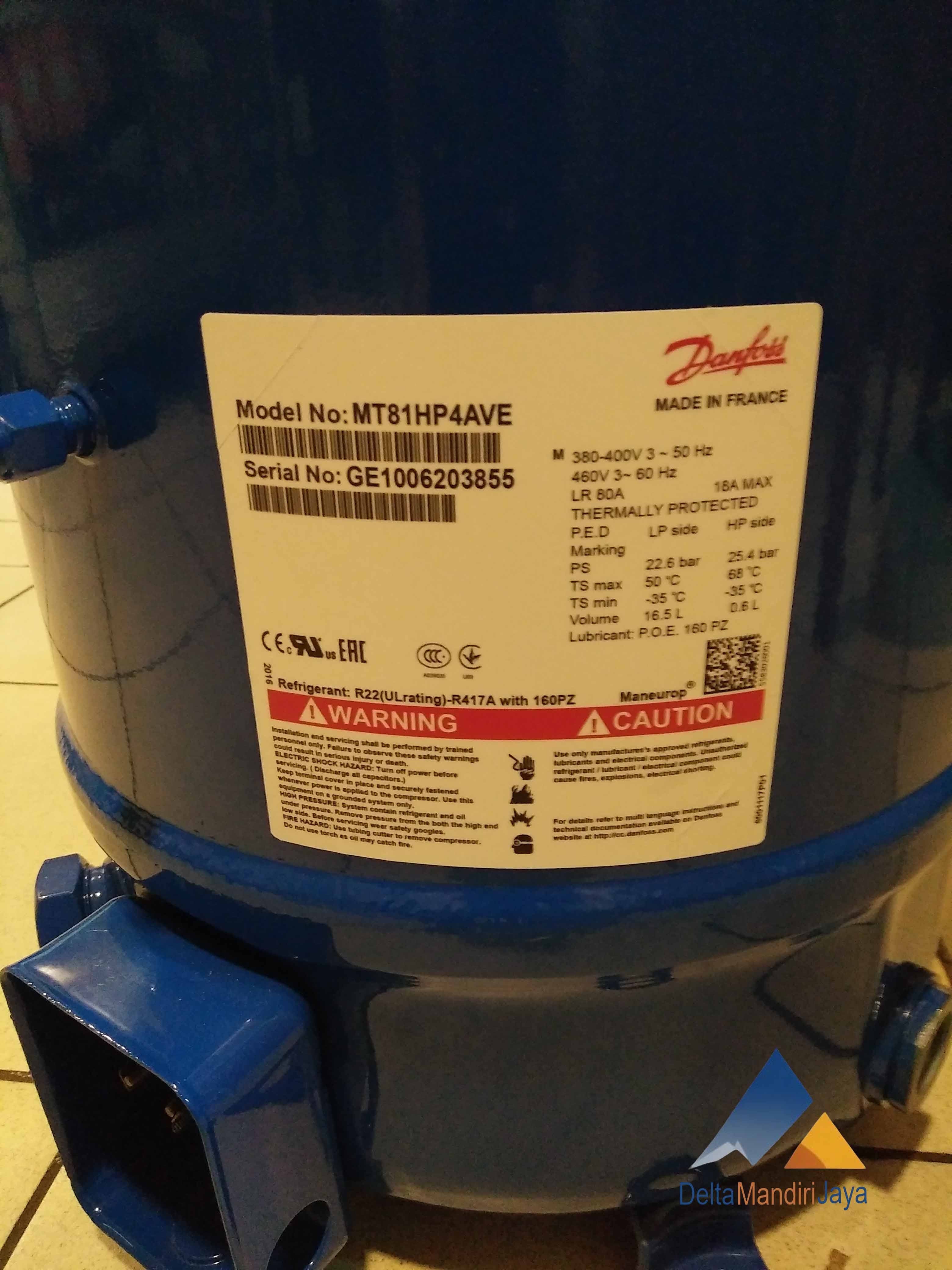 Kompresor Danfoss MT81HP4AVE