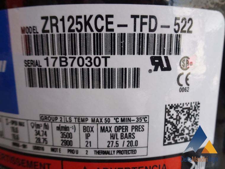Kompresor ZR125KCE-TFD-522