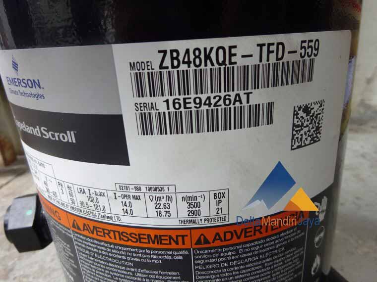 Compressor Emerson ZB48KQE-TFD-559
