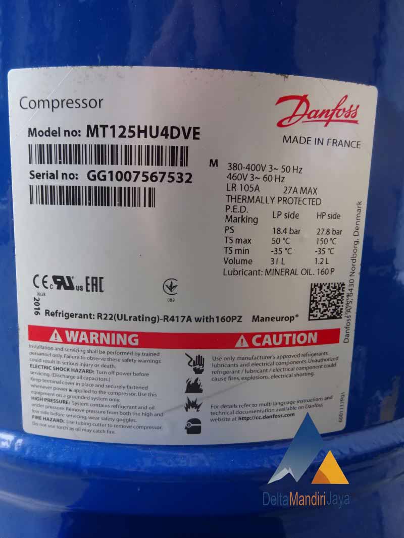 Kompresor Danfoss MT125HU4DVE