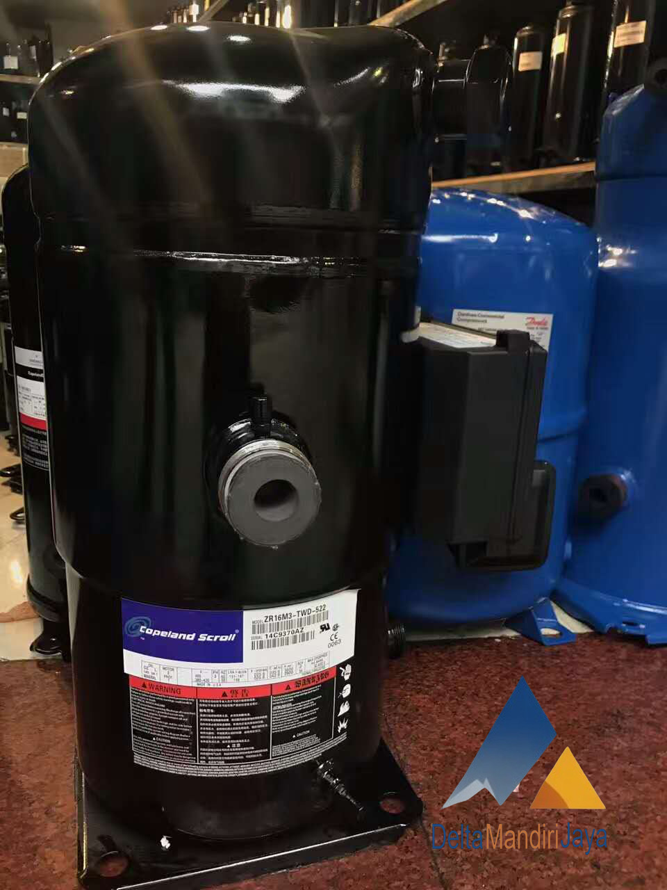 Kompresor AC Copeland Scroll ZR16M3-TWD-522