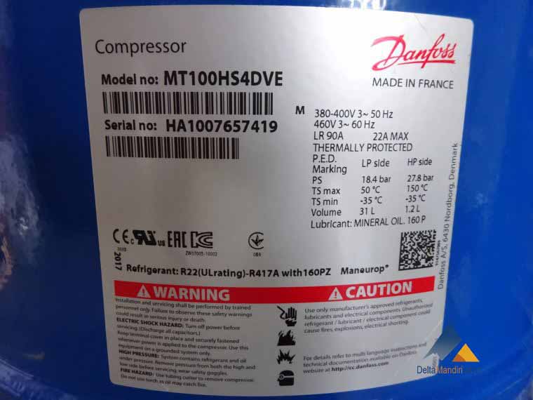 Kompresor Danfoss MT100HS4DVE