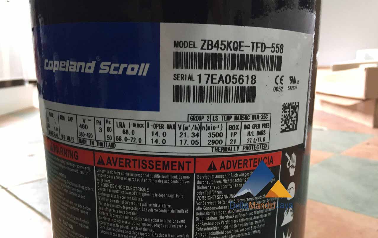 Compressor Copeland Scroll ZB45KQE-TFD-558