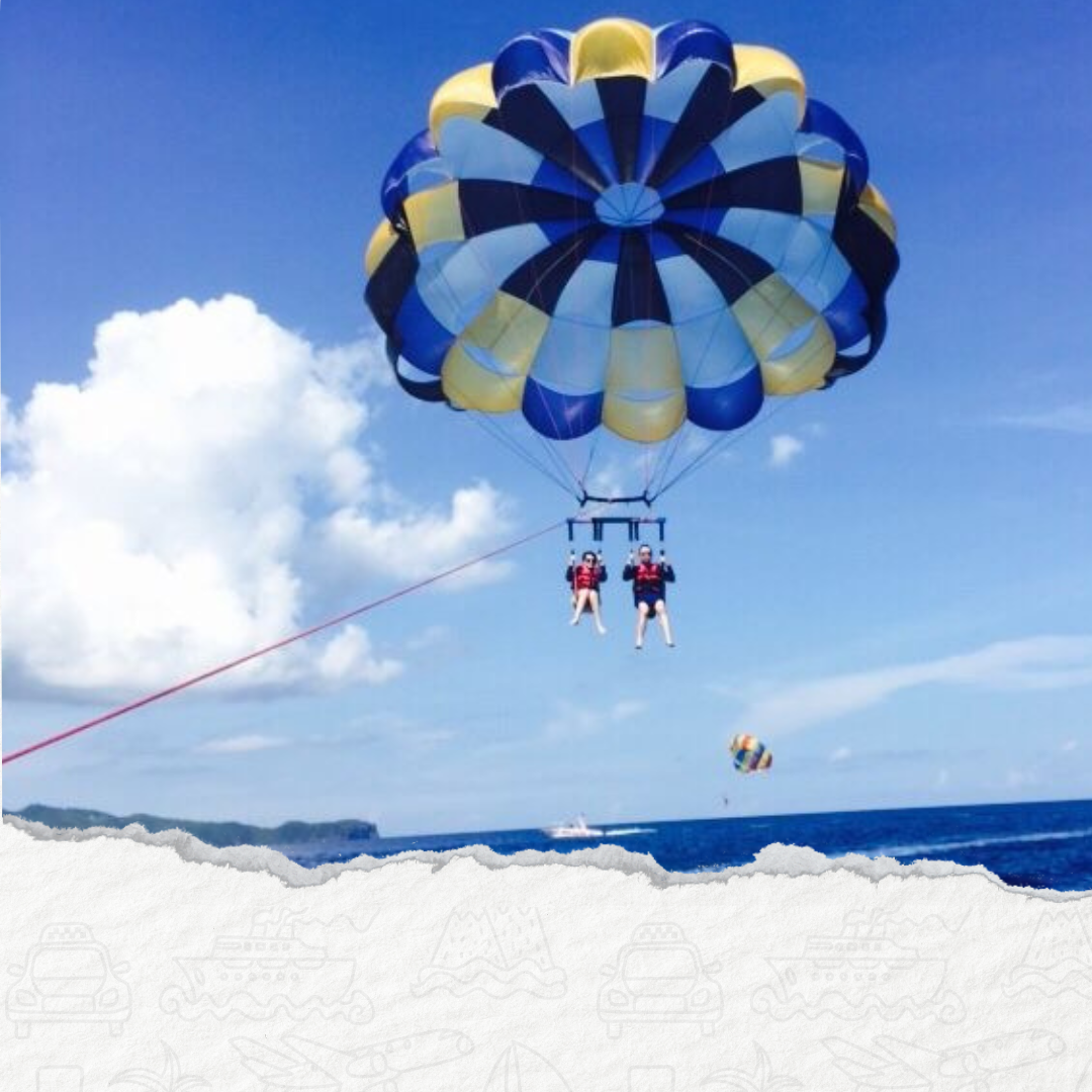 PAROLOTNIĄ NAD MORZEM W SHARM EL SHEIKH