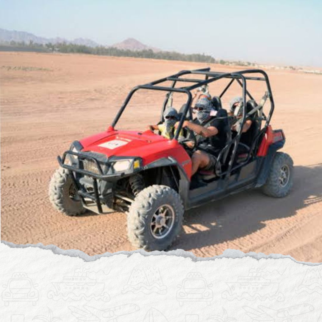 JAZDA NA BUGGY - DWUOSOBOWYM (WSCHÓD SŁOŃCA, PORANEK, POPOŁUDNIU) Z SHARM EL SHEIKH