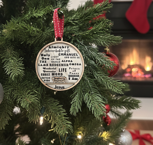 Christ Names Wood - English