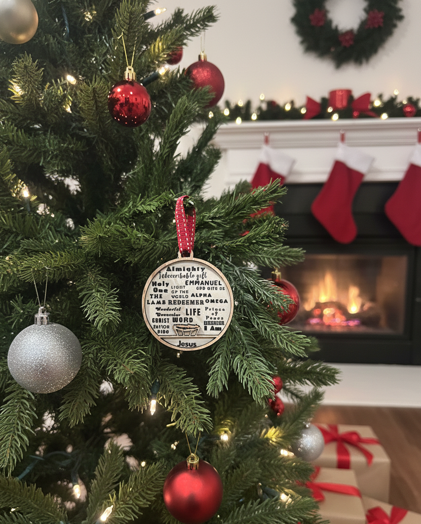 Christ Names Wood - English