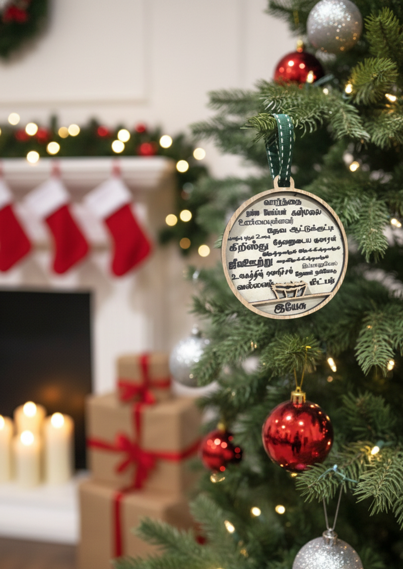  Christ Names Wood - Tamil