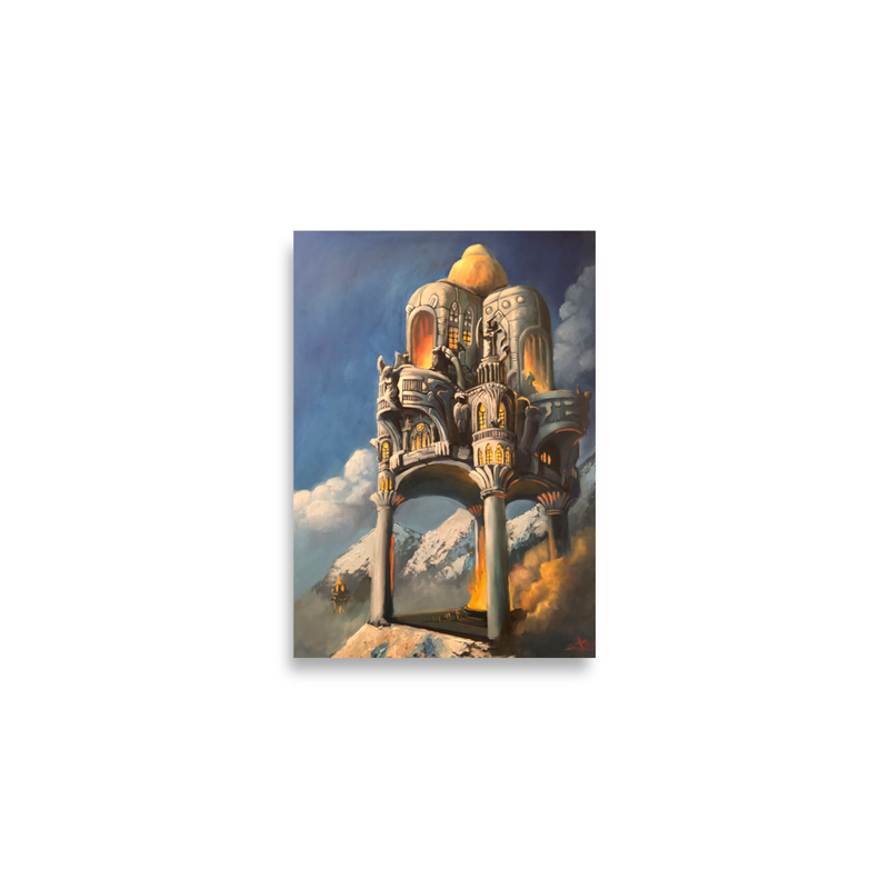 The Blue Tower - Print