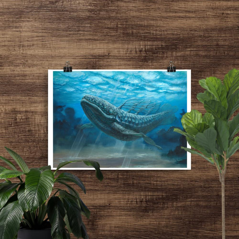 Coelacanth fine art print