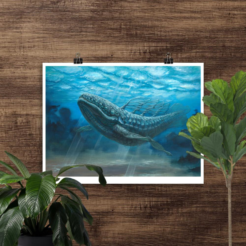 Coelacanth fine art print