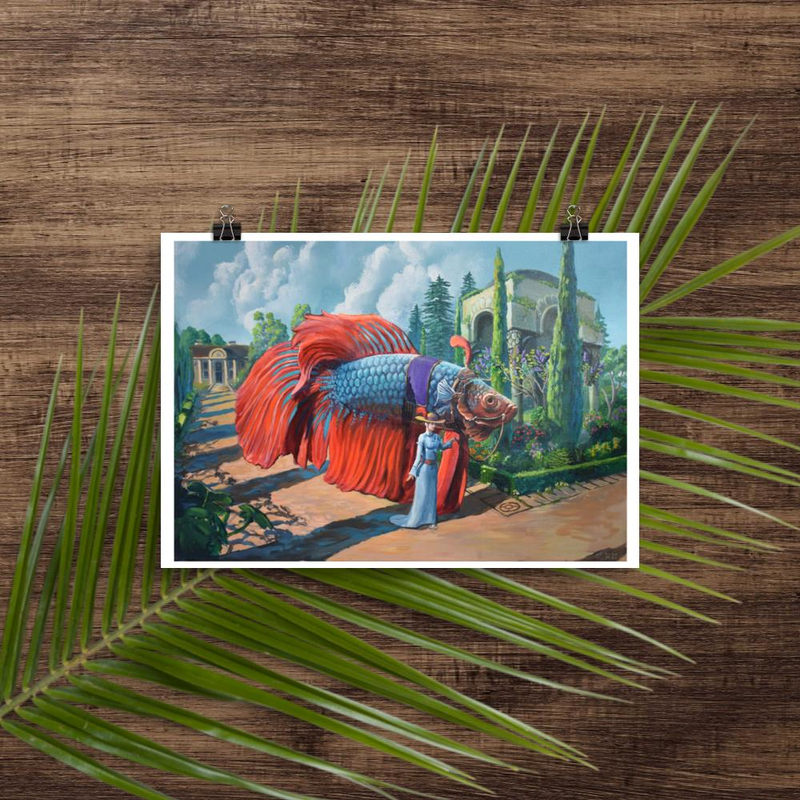 The Sunday Walk fine art print