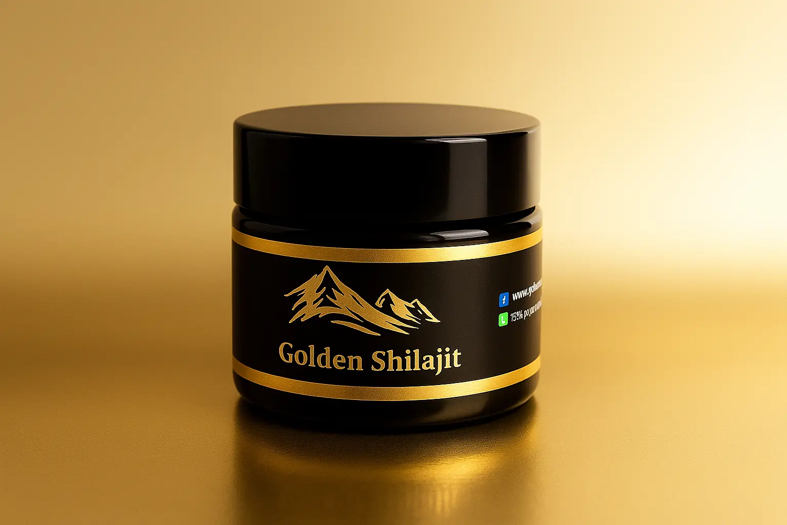 Golden Shilajit 10g – Pure Himalayan Shilajit
