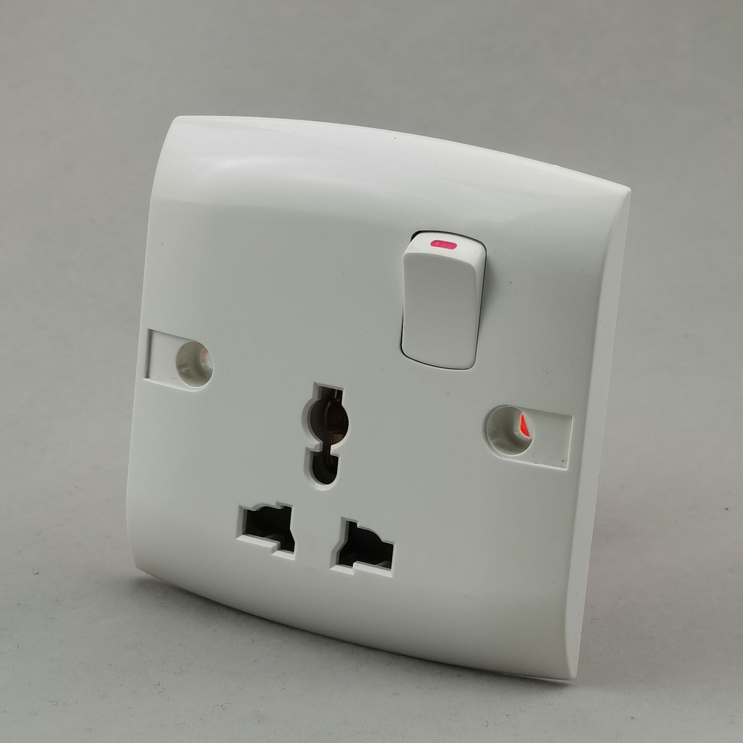 Universal Wall Socket with Switch