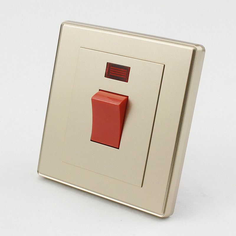 Red Electrical Wall Switch