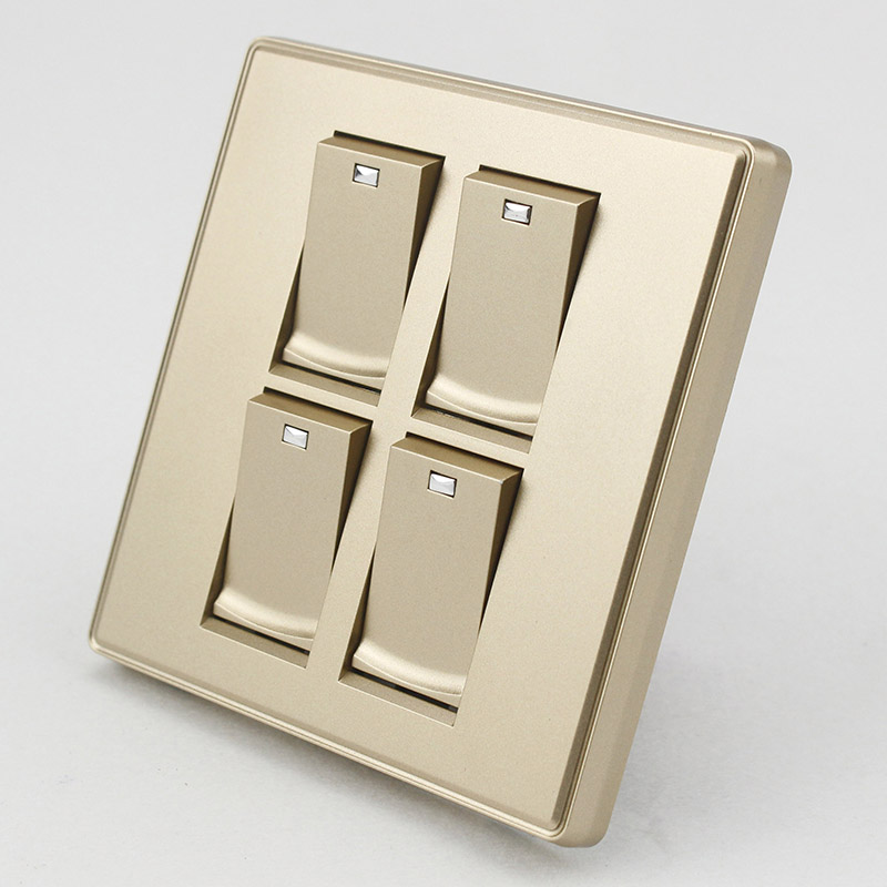 Four-Gang Light Switch Panel
