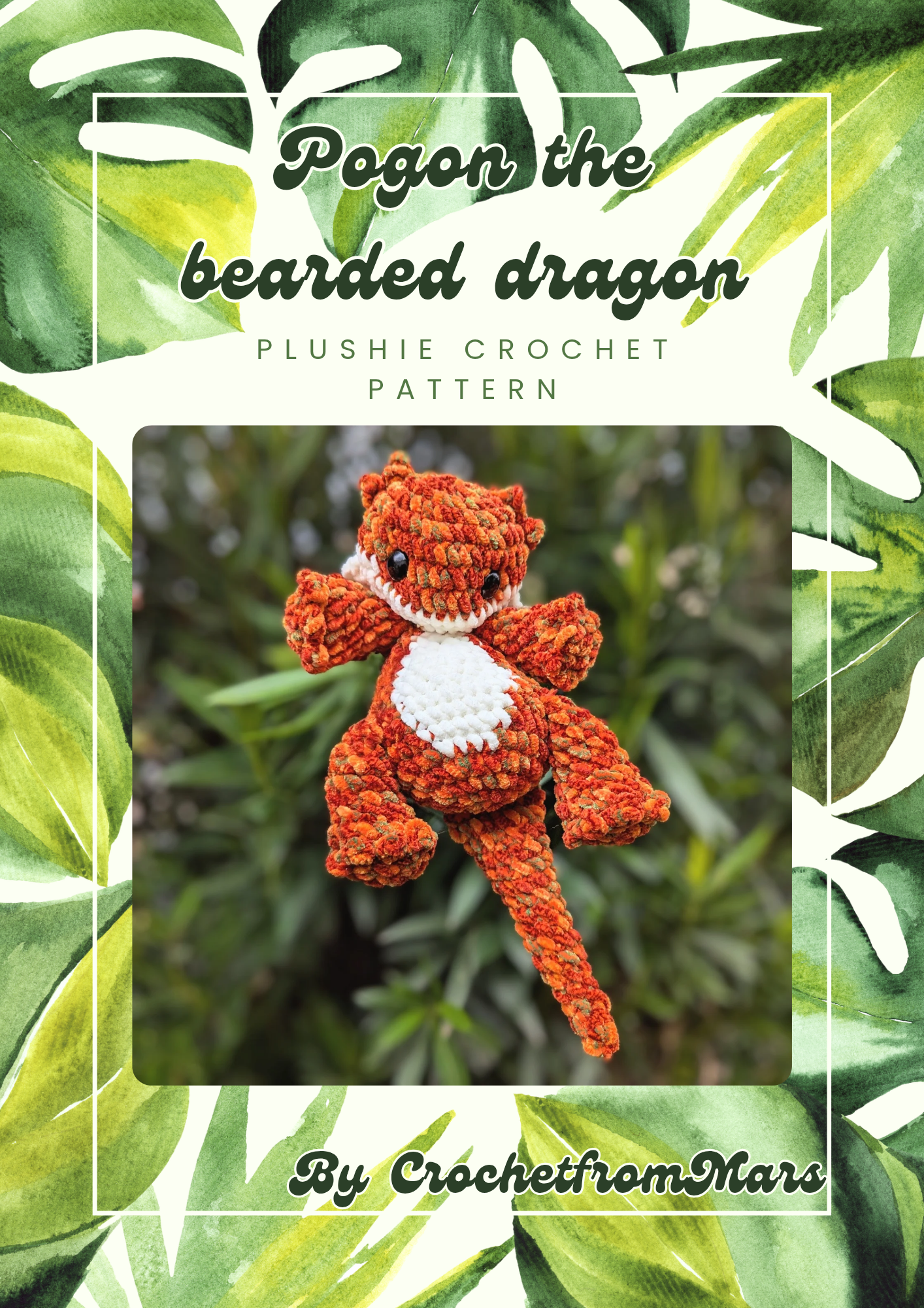 Pogon the bearded dragon PLUSHIE 