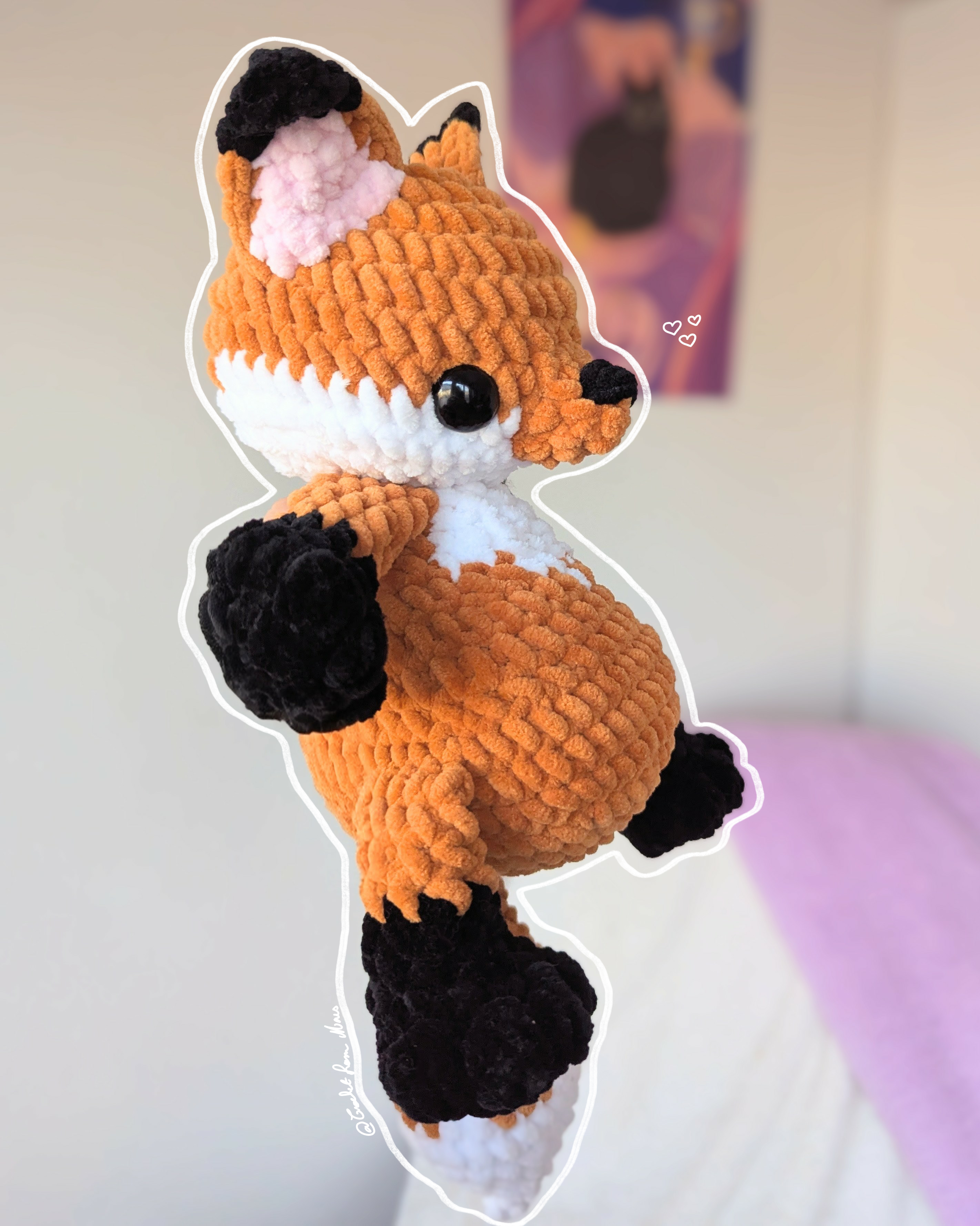 Rox and Trix the foxes PLUSHIE 