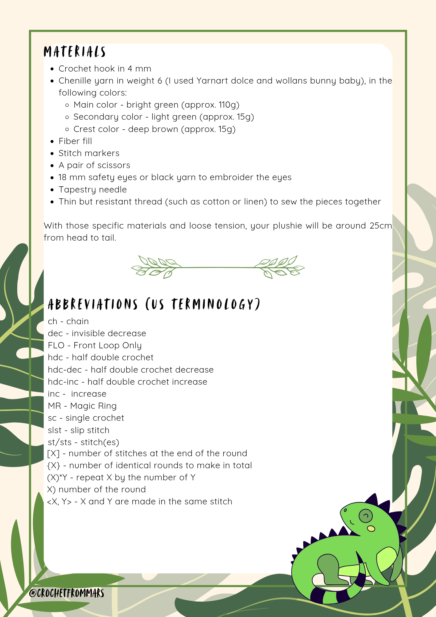 Iago the iguana PLUSHIE