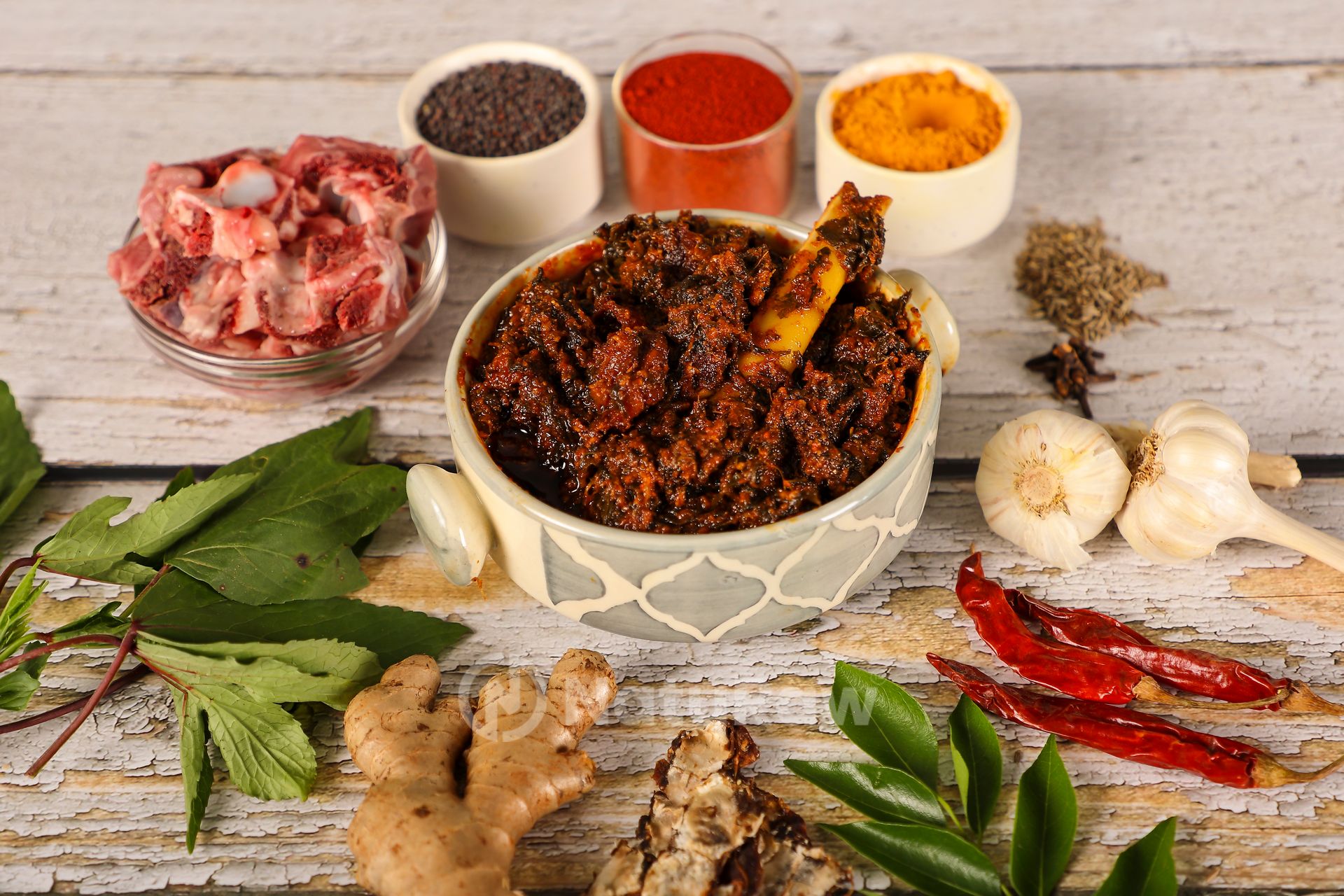  gongura Mutton pickle