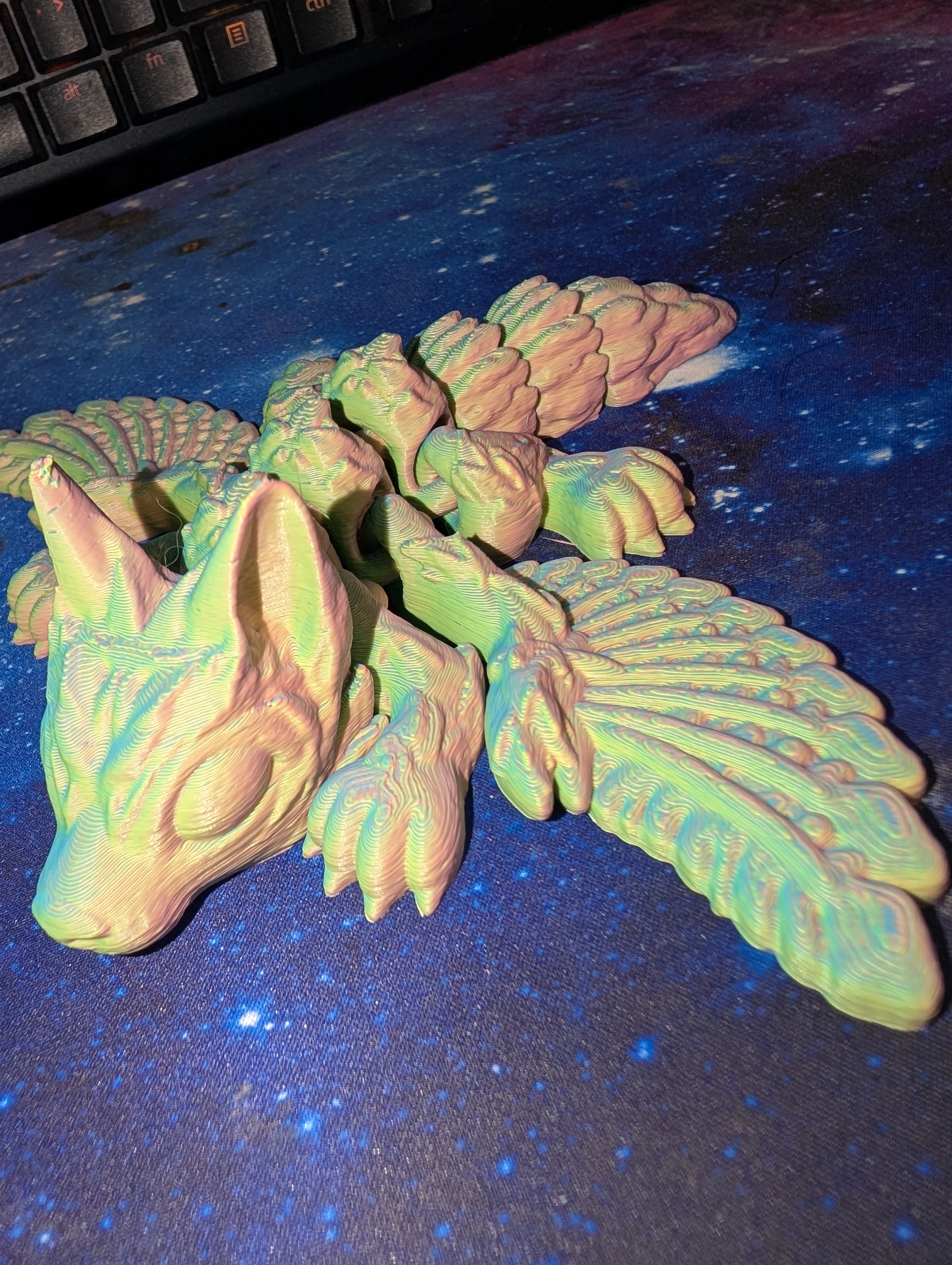 Articulated Winged Wolf