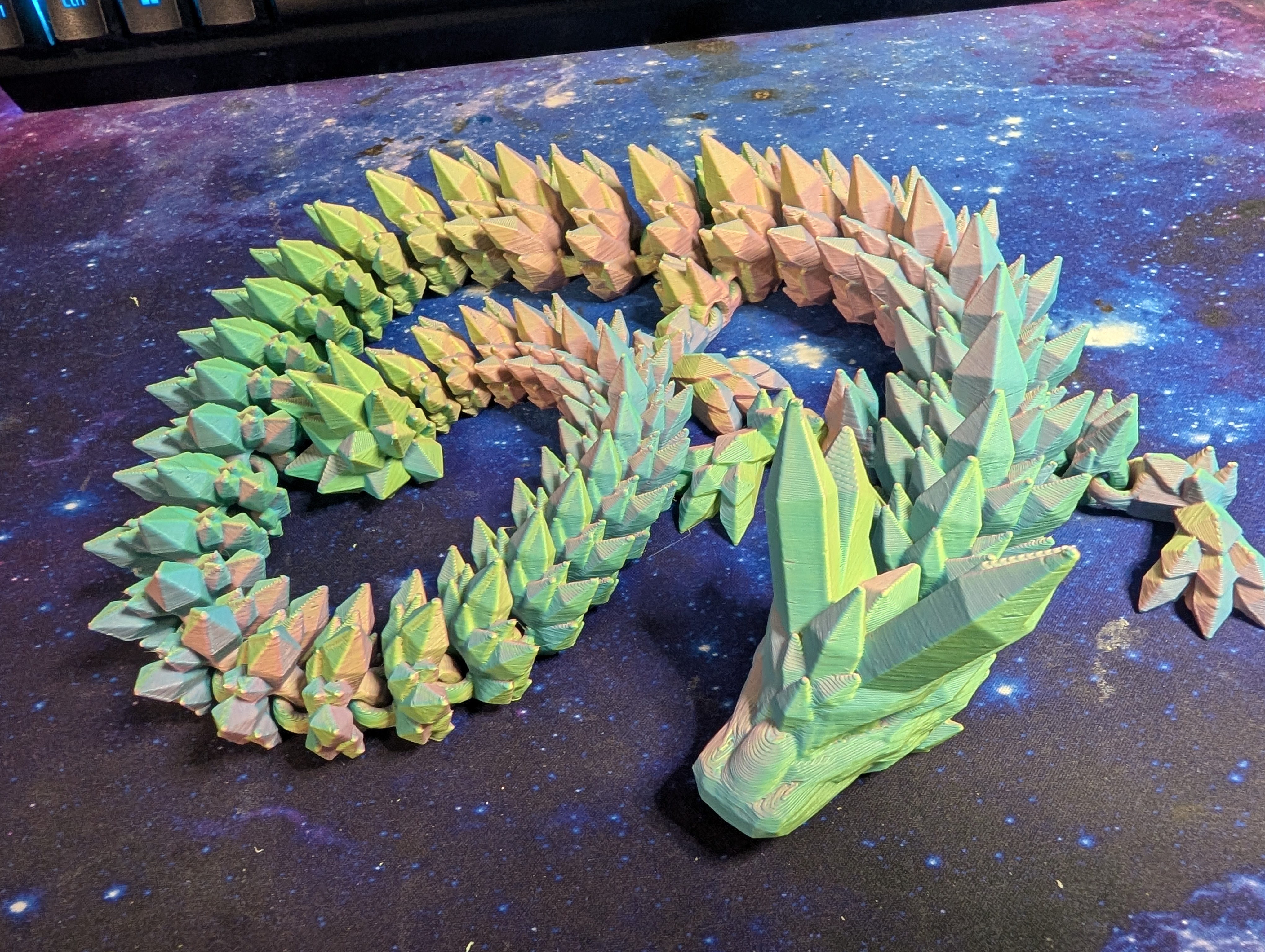 The Celestial Crystal Dragon