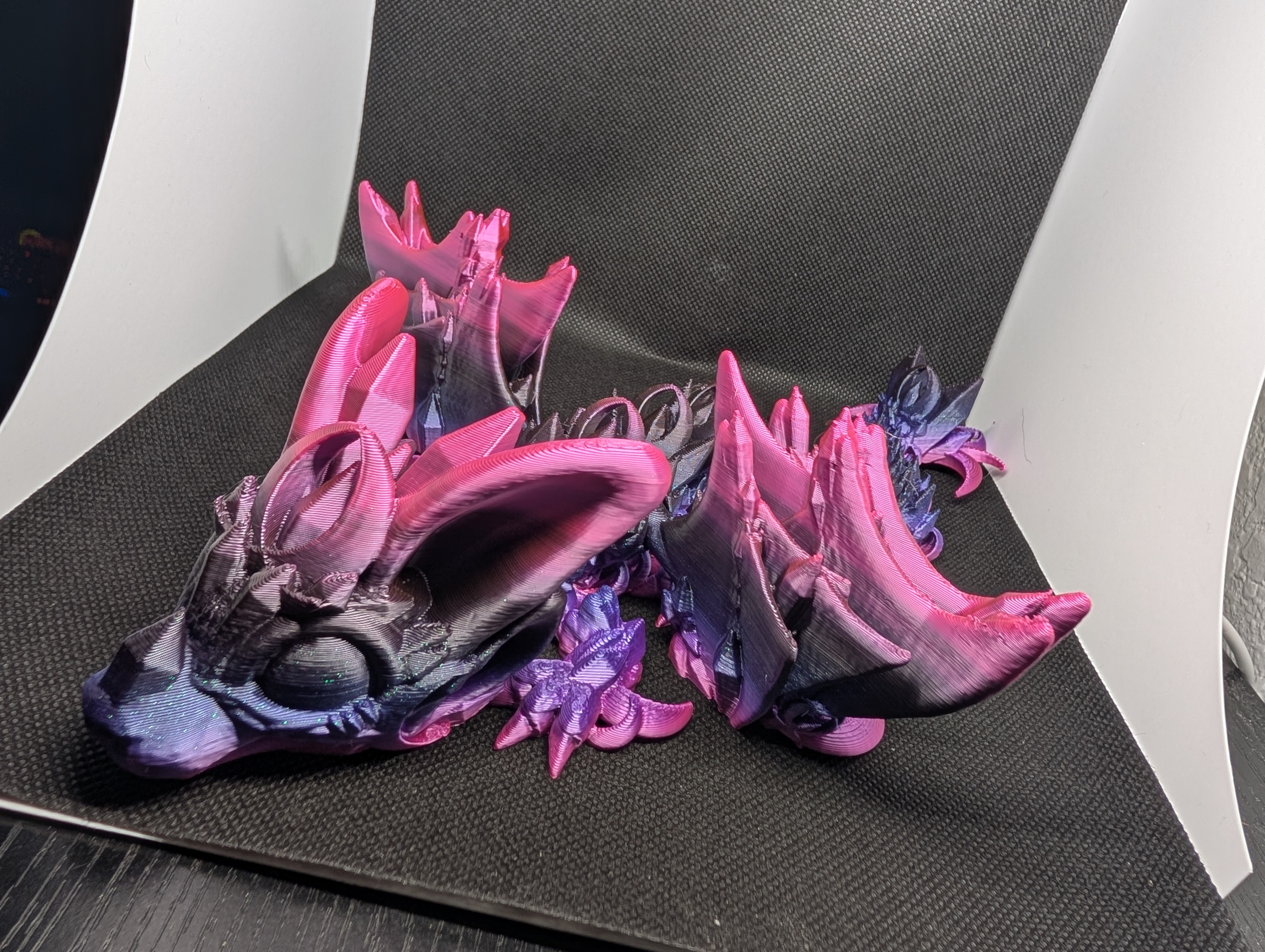 3D Printed Gradient Dragon Head