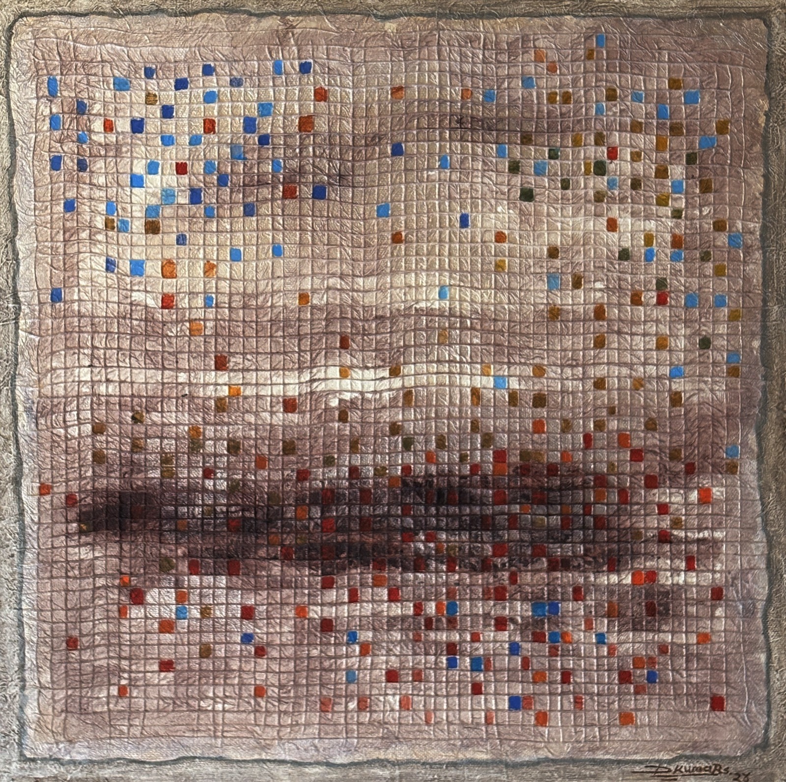 Abstract Mosaic Art Piece