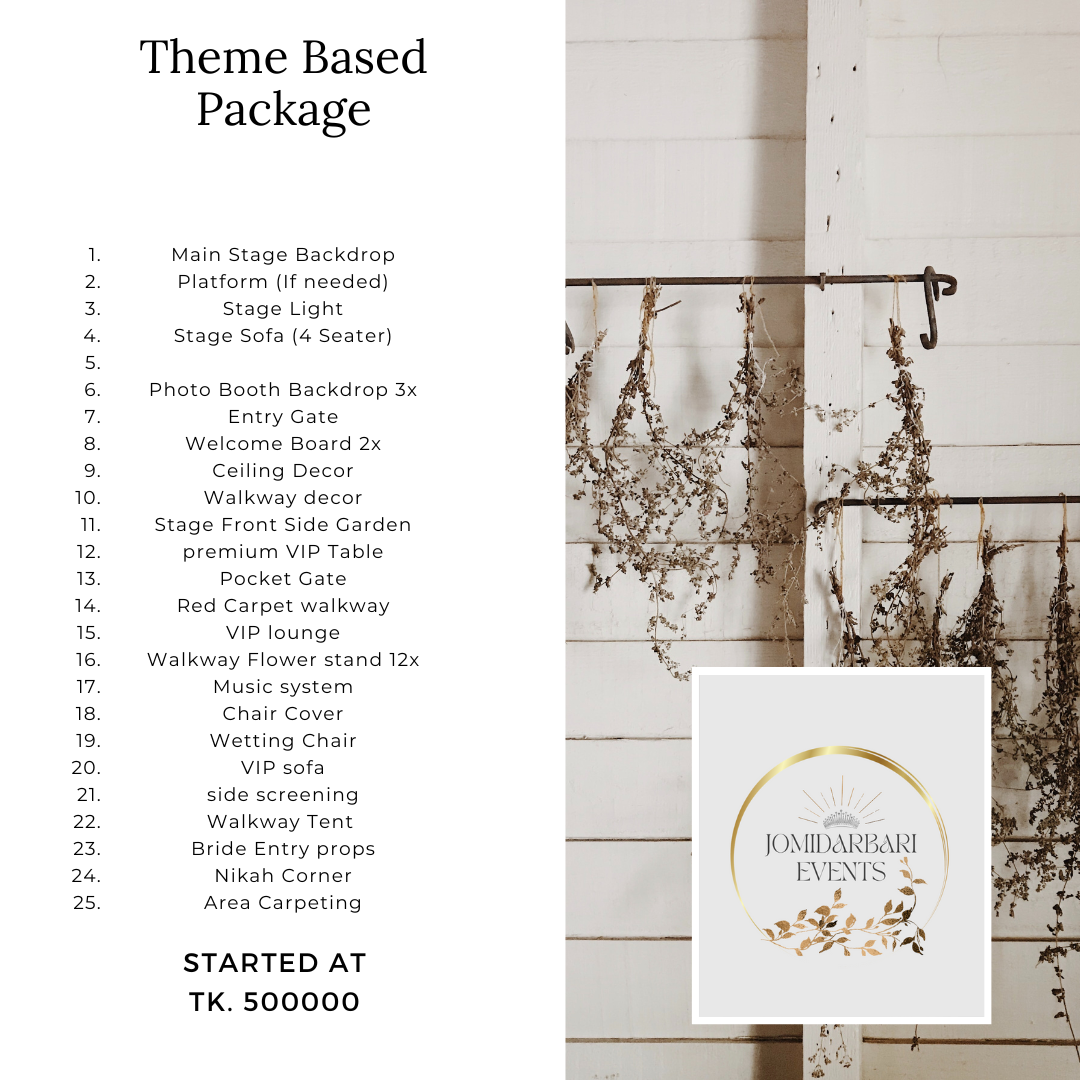 Theme Based Event Decoration Package