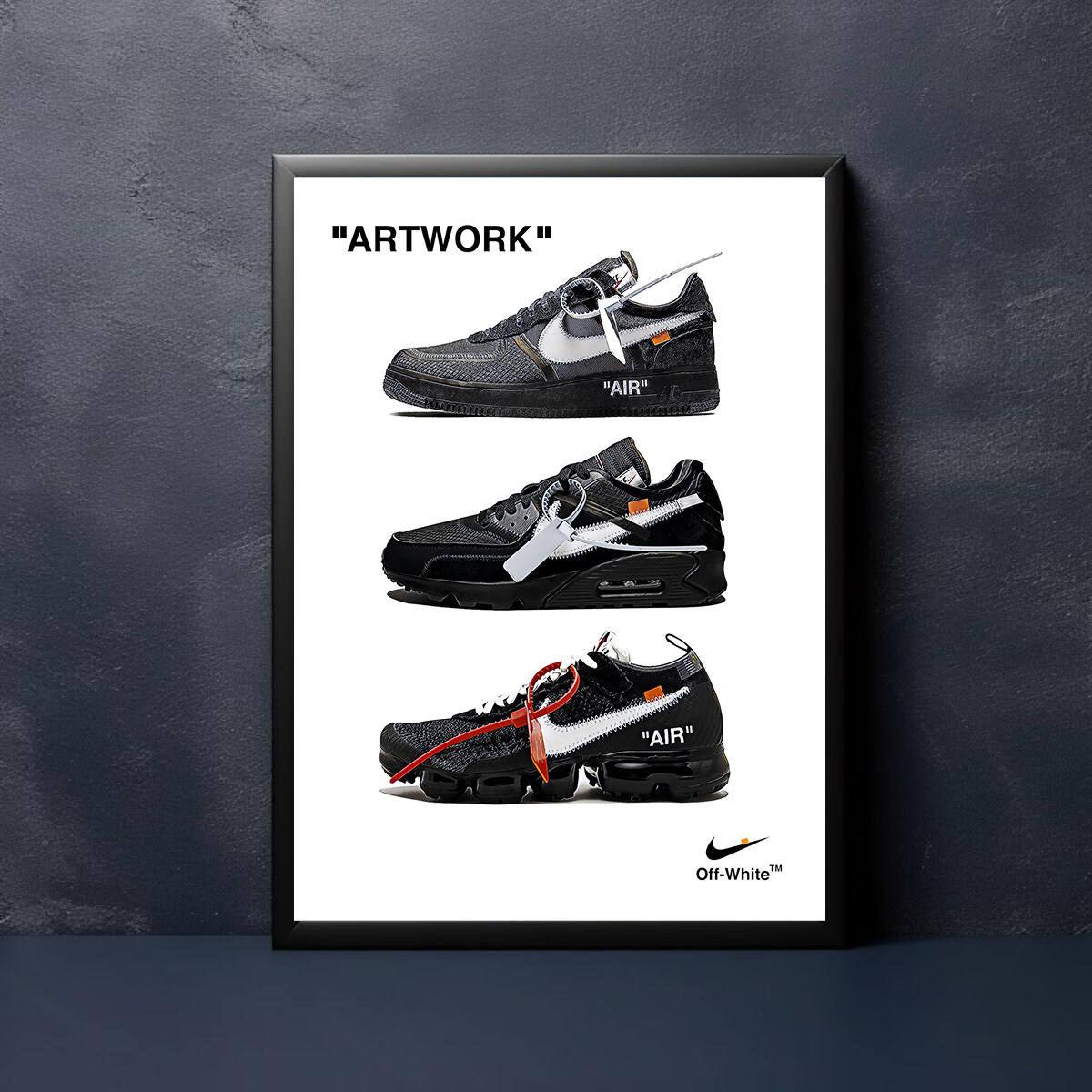 Off-White x Nike Black Sneakers