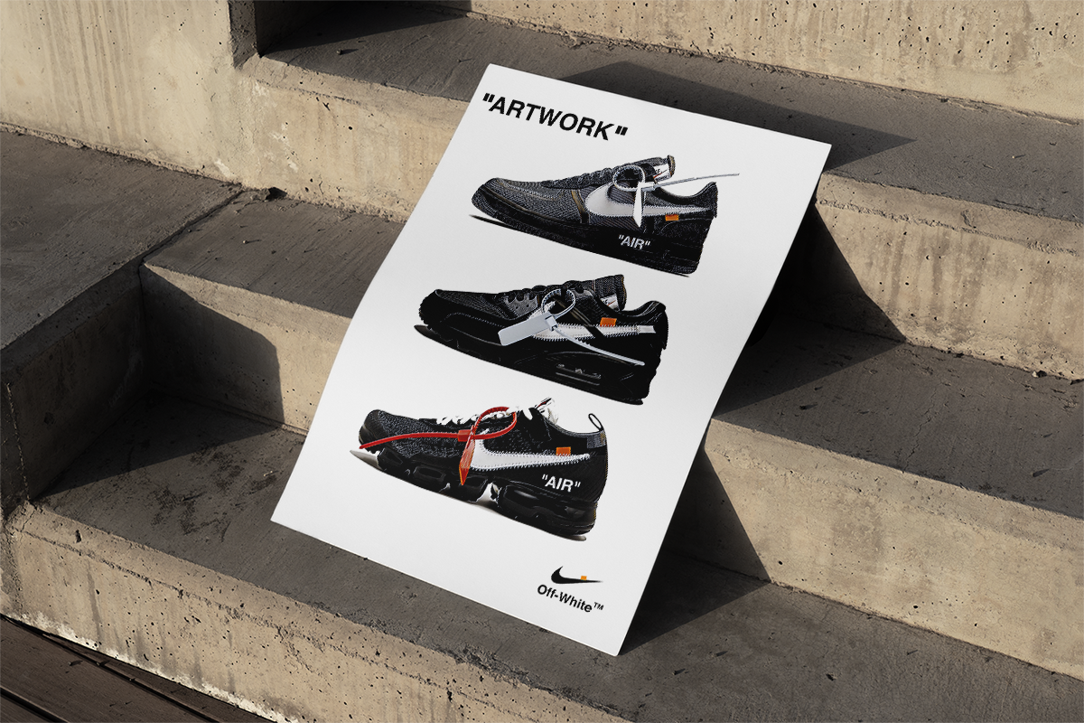 Off-White x Nike Black Sneakers