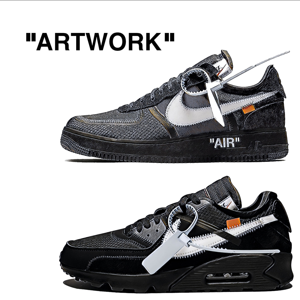 Off-White x Nike Black Sneakers