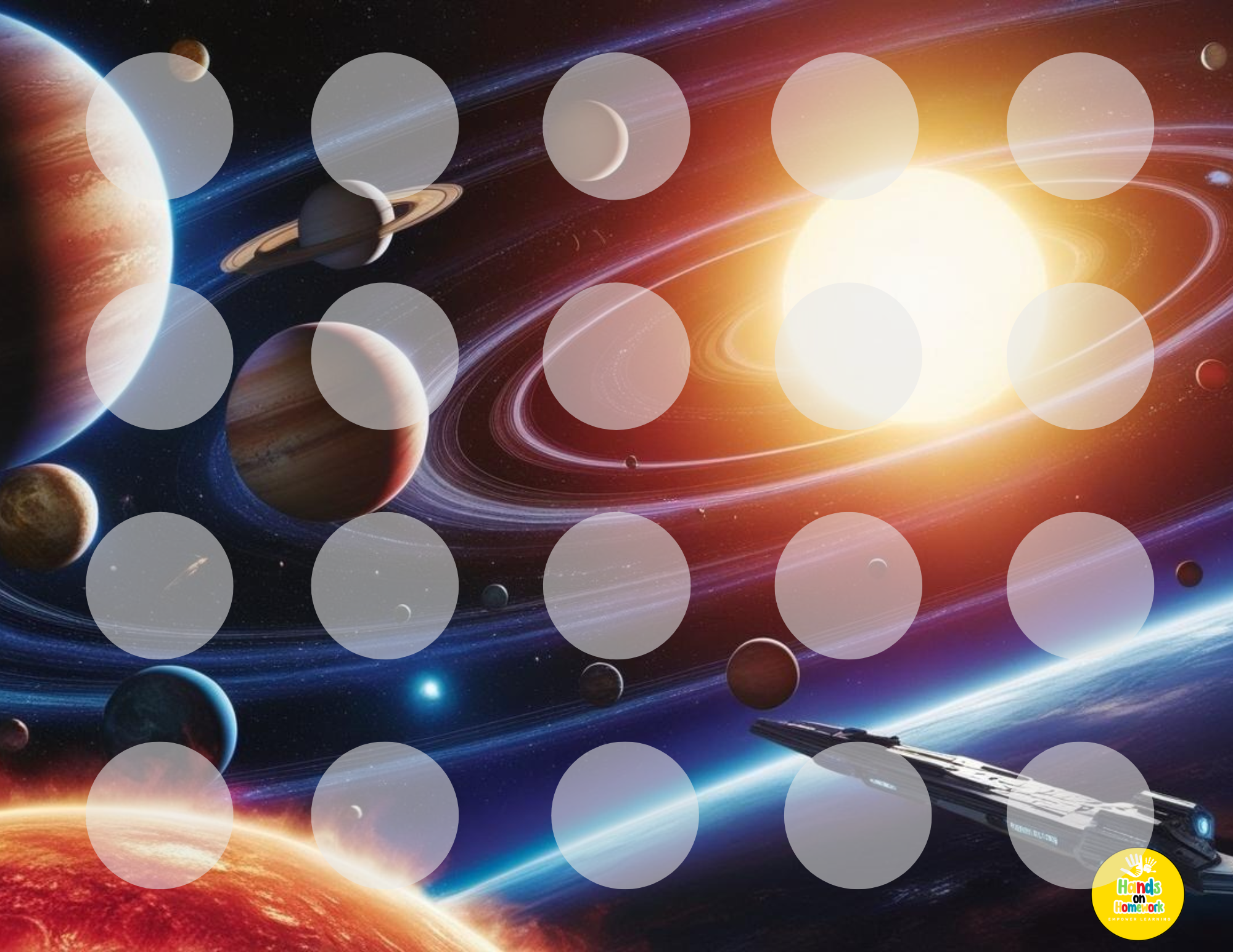 Space exploration chart