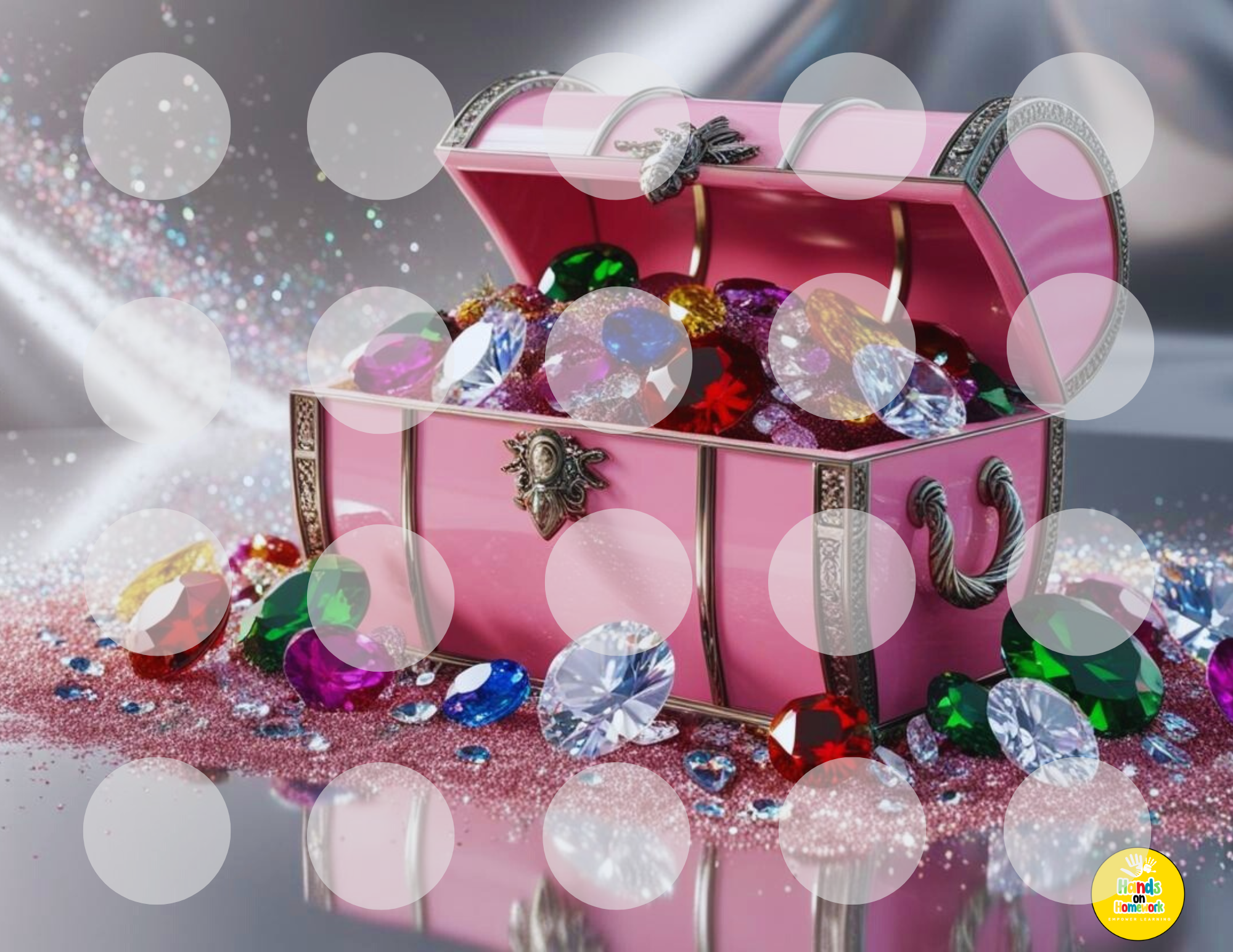 Pink treasure chest chart