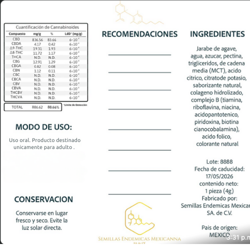 Curea - Suplemento alimenticio de cannabis medicinal