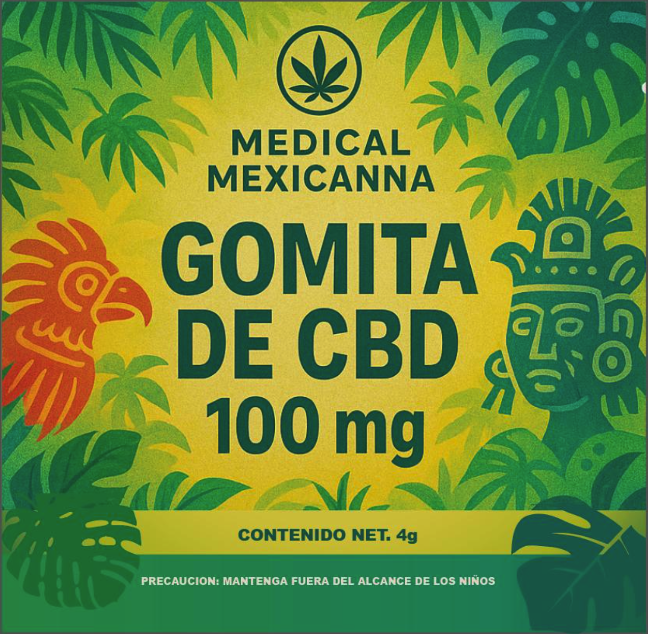 caja de Gomitas de CBD Medical Mexicanna