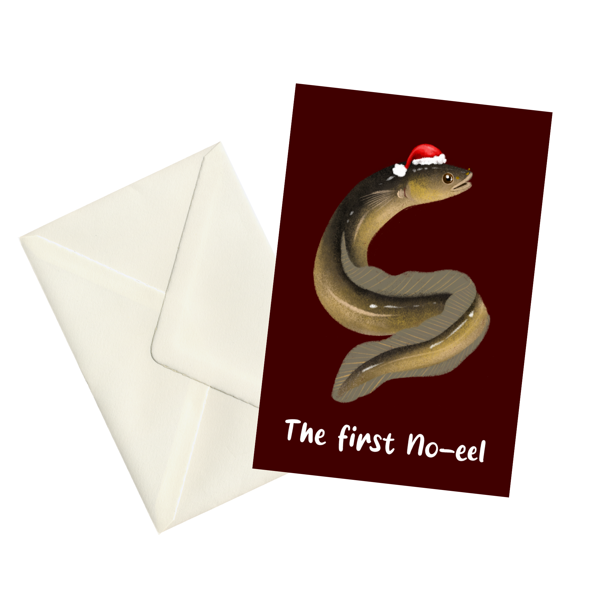 The First No-eel - 5x7" Greetings Card 