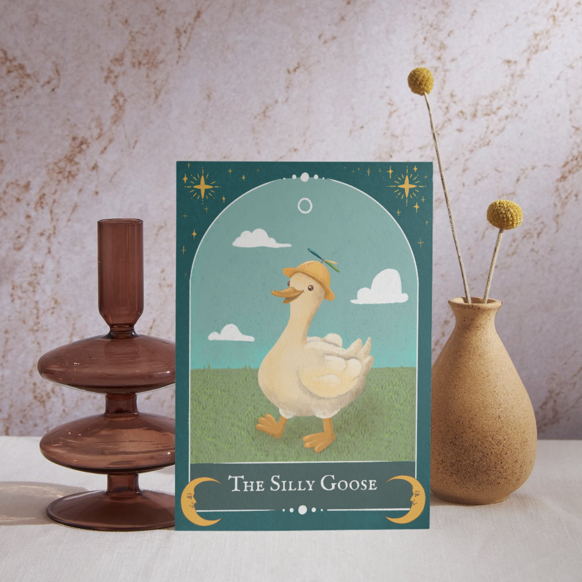 The Silly Goose - A4 Tarot Card Signed Print