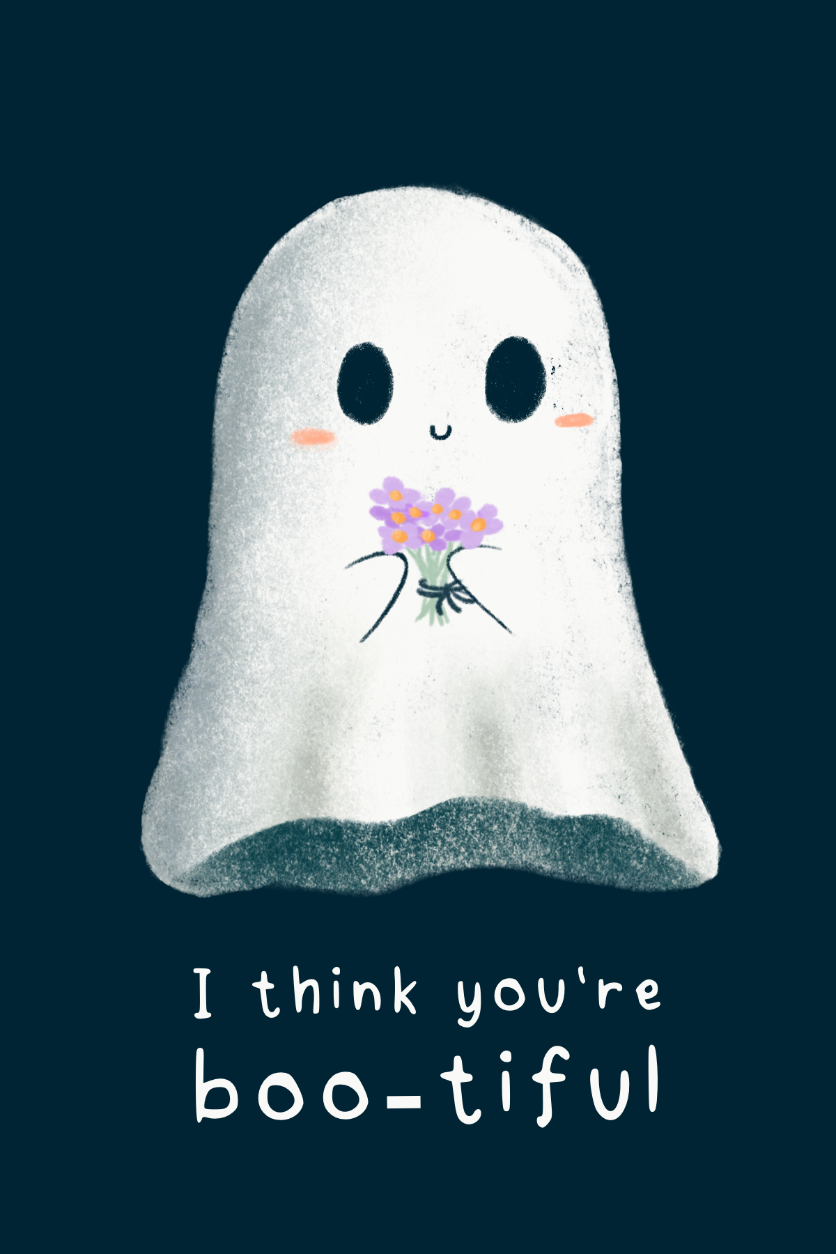 Boo-tiful - 5x7" Greetings Card 