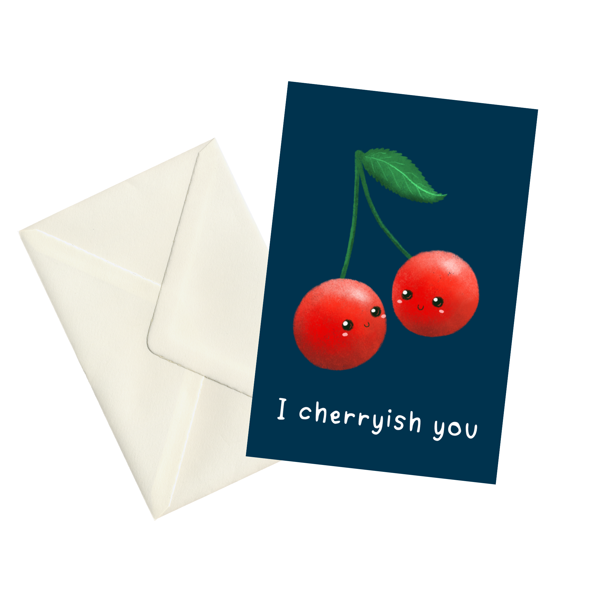 I Cherry-ish You - 5x7" Greetings Card 