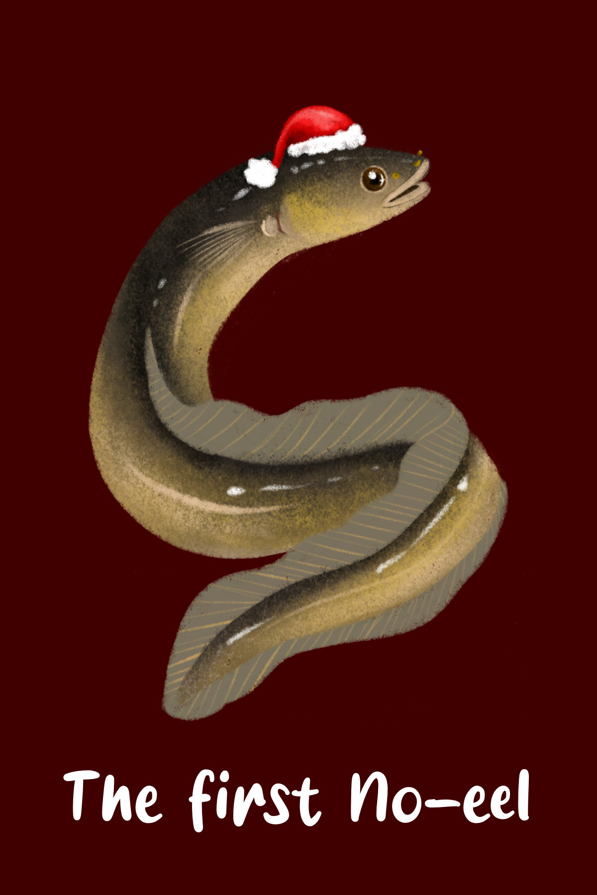 The First No-eel - 5x7" Greetings Card 