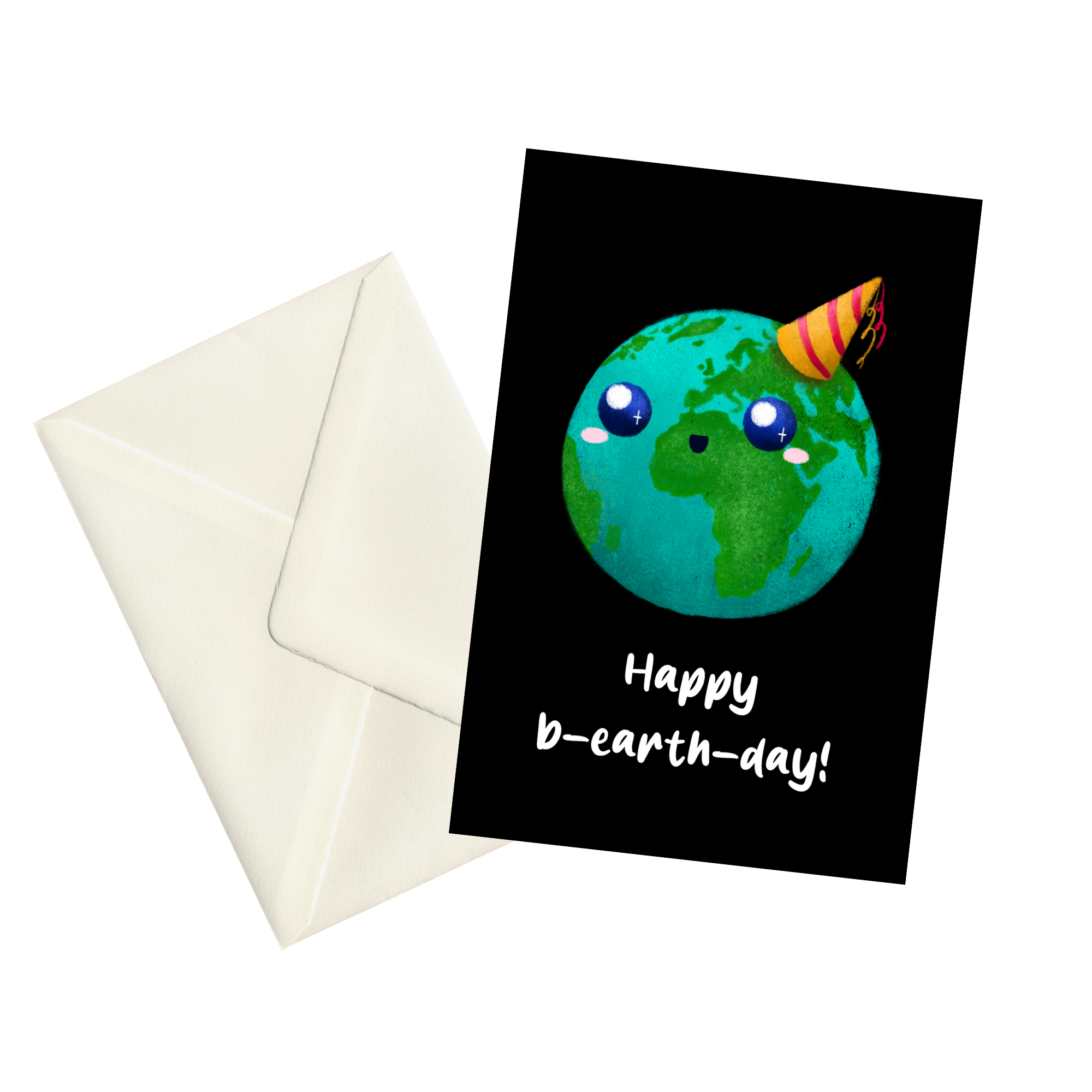 Happy B-earth-day! - 5x7" Greetings Card 