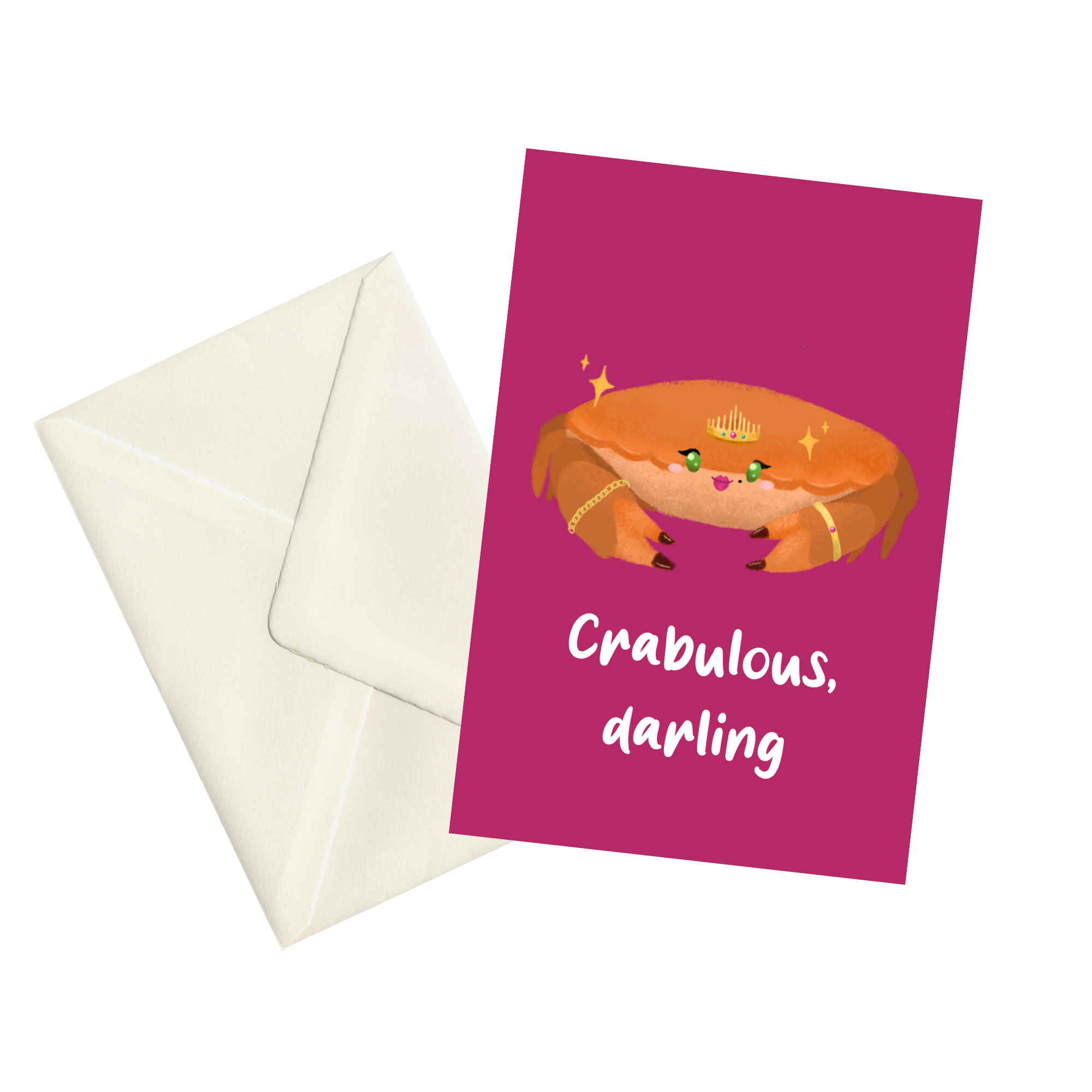 Crabulous, Darling - 5x7" Greetings Card 