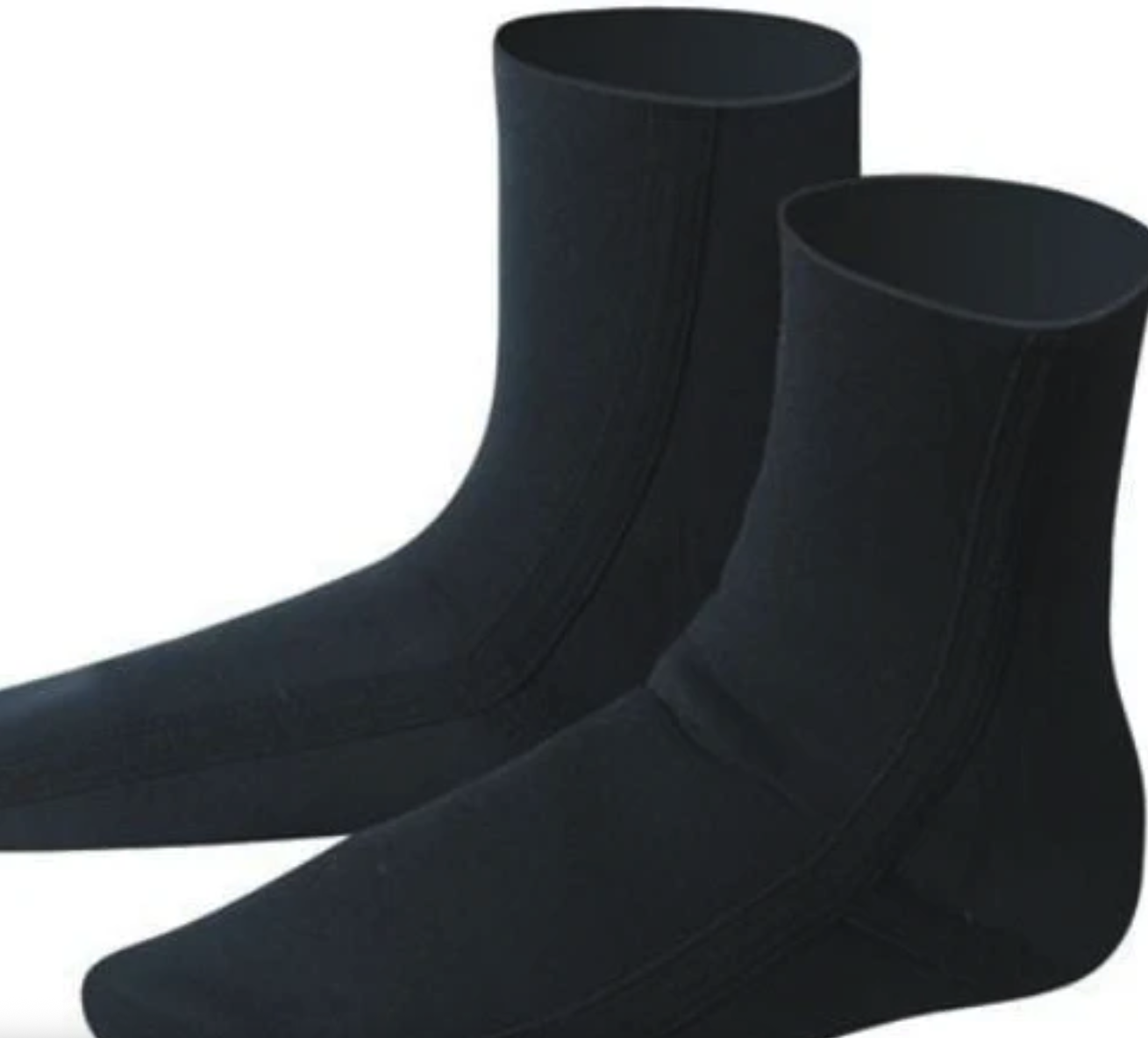 Black Neoprene Socks (S)