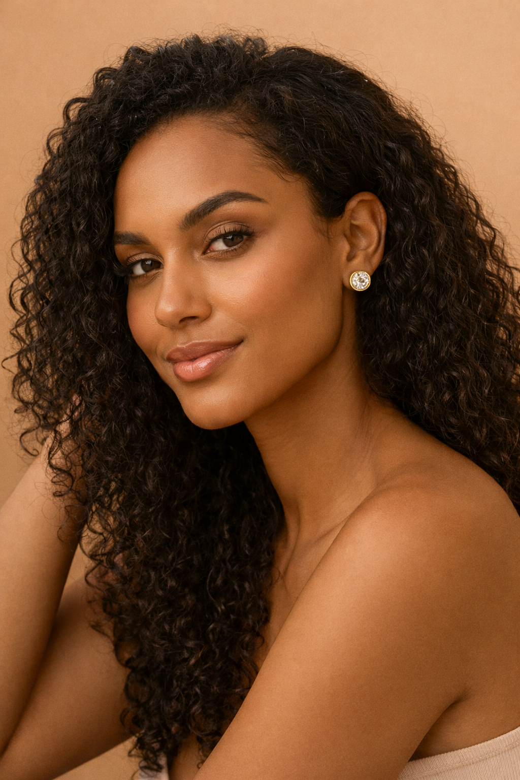 Boucles d’oreilles dorées