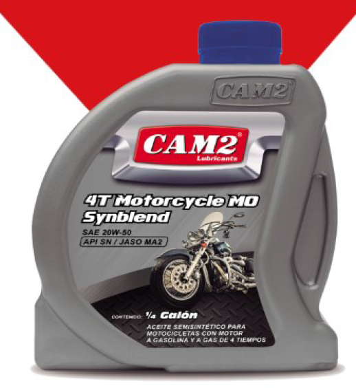 Aceite semisintético para motocicletas CAM2 4T Motorcycle MO Synblend