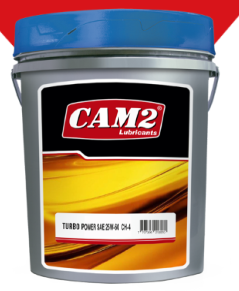 Aceite Turbo Power SAE 25W-60 CH-4 CAM2